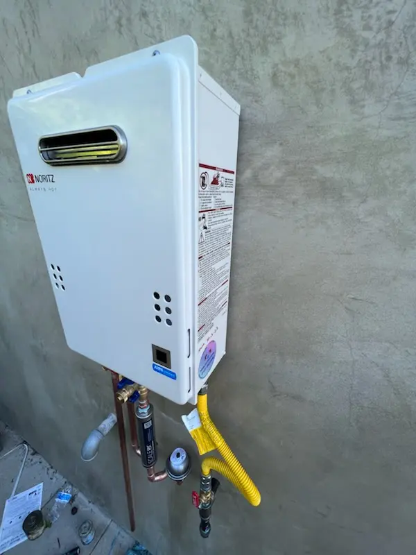 Tankless water heater installation for Greenwood homes